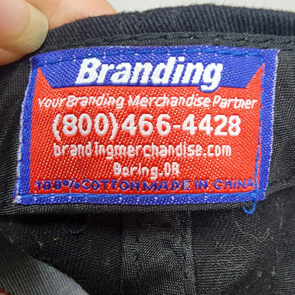 KUBOTA Tractor FLEXFIT Black Embroidered Baseball Hat Cap Flat Curved Brim NWT - Picture 6 of 7